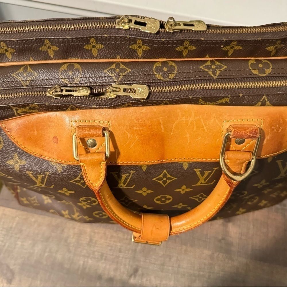 Louis Vuitton Monogram Alize vintage weekender bag VI 0926 classic and luggage - Picture 9 of 16